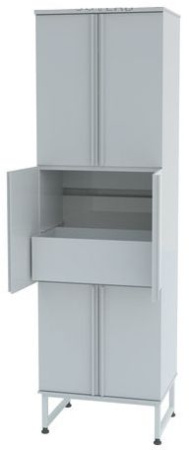 Шкаф для хранения кислот из полипропилена СОВЛАБ ШХК-1100П