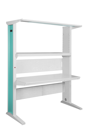 Рабочее место антистатическое в комплекте с левосторонним электроблоком VIKING Гамма ГМ-12-7/Л ESD