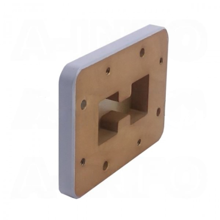 Пластина короткая волноводная с двойным гребнем со смещением A-INFO 350DRWOFS18