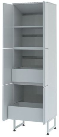 Шкаф для хранения кислот из полипропилена СОВЛАБ ШХК-1100П