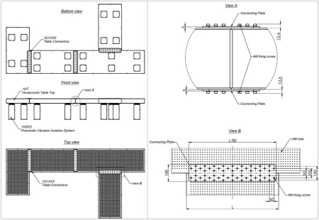 Соединительная скоба для оптического стола Standa 1CI-IS-120