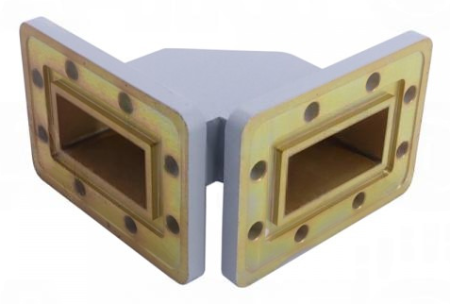 Волновод со скошенным изгибом A-INFO 187WTHB-55-55_DMDM