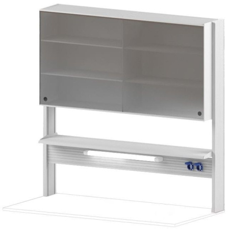 Стойка технологическая c полками к пристенным столам СОВЛАБ  900 ТСПШ-75,750 мм             