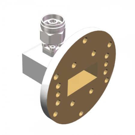 Адаптер волноводно-коаксиальный A-INFO 159WCANM_P0