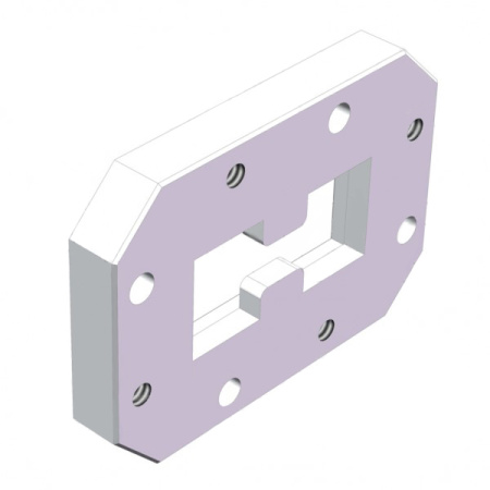 Фланец волноводный с двойным гребнем A-INFO WRD475-FPWRD475D24