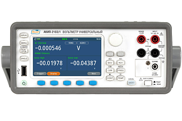 Универсальные вольтметры АКИП-2103 – быстрые, точные и многофункциональные