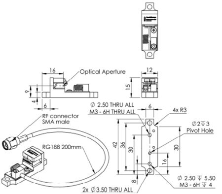 Затвор акустооптический GOOCH & HOUSEGO I-QS080-0.5C10G-8-GH48