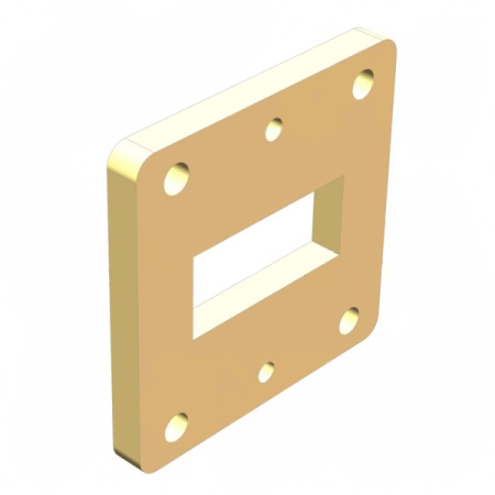 Фланец волноводный A-INFO 112-APF112B_Cu