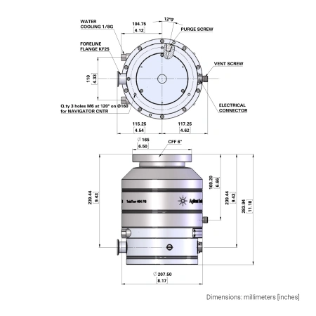 Турбомолекулярный вакуумный насос Agilent TwisTorr 404 FS