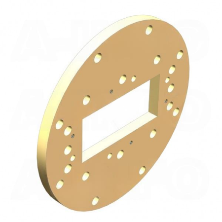 Фланец волноводный A-INFO 284-APF284B_Cu