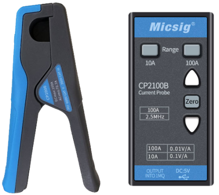 Осциллографический токовый пробник AC/DC Micsig CP2100B