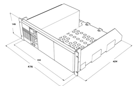 Опция GRA-427 (набор для крепления в стойку 19")