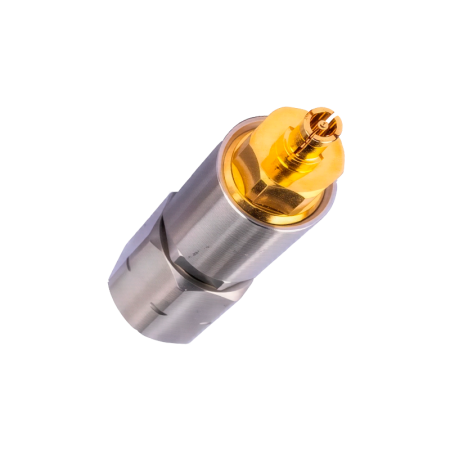 Переход коаксиальный SMPM (розетка) - 2,4 мм (вилка)