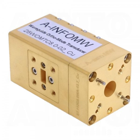 Преобразователь ортомодовый волноводный 28WOMTC8.0-02_Cu