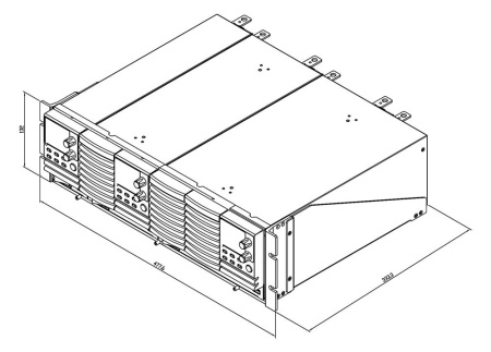 Набор для монтажа в 19”стойку GW Instek GRA-410-E