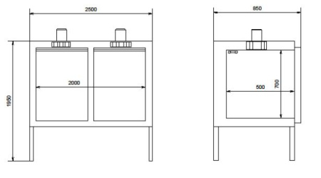 Шкаф сушильный камерный SNOL 700/100