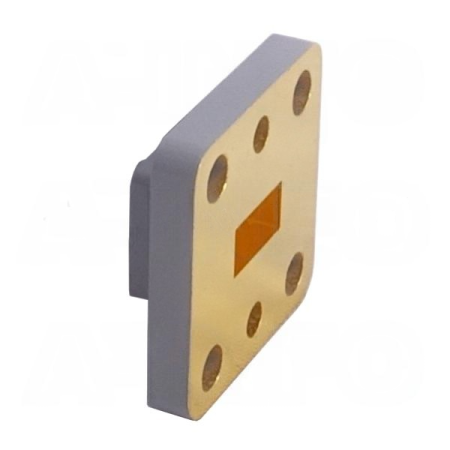 Пластина короткая волноводная со смещением A-INFO 28WOFS38_Cu