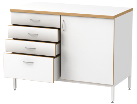 Стол-тумба СОВЛАБ 1200 4Я-1Д