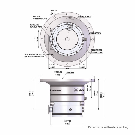 Турбомолекулярный вакуумный насос Agilent TwisTorr 804 FS