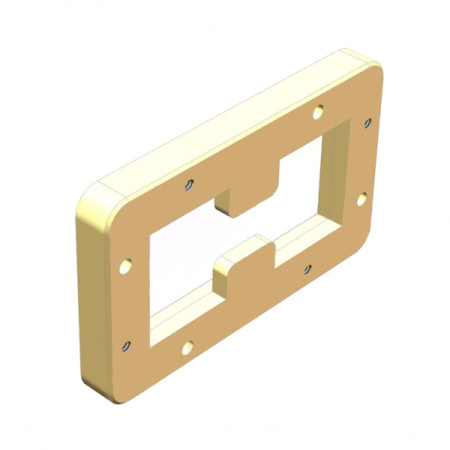 Фланец волноводный с двойным гребнем A-INFO WRD200-FPWRD200D24_Cu