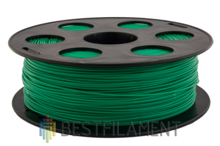 Зеленый PLA пластик Bestfilament для 3D-принтеров 1 кг (2.85 мм)