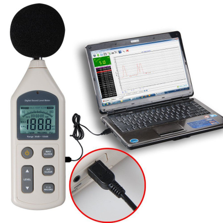 Шумомер цифровой UnionTEST SM136U Шумомер цифровой UnionTEST SM136U