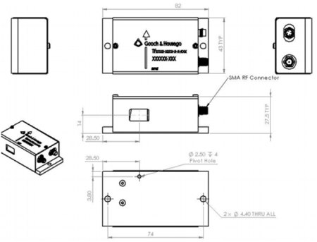 Фильтры акустооптические перестраиваемые GOOCH & HOUSEGO TF3000-2000-3-7-GH78