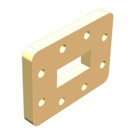 Фланец волноводный A-INFO 90-FDP100_Cu