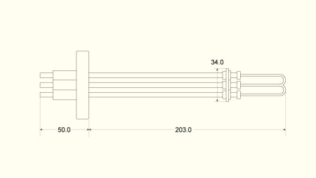 Насос для сублимации титана LewVac A-TSP