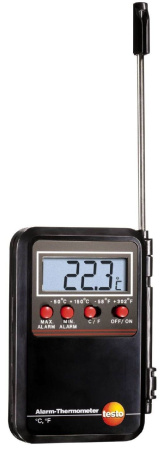 Минитермометр с проникающим зондом и сигналом тревоги Testo