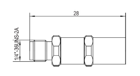 Переход коаксиальный BMA (розетка) - 3,5 мм (розетка)