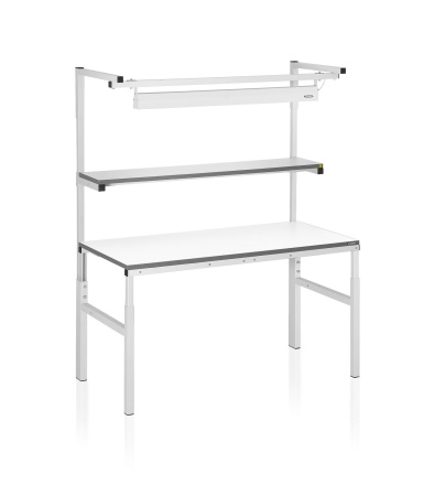 Стол рабочий антистатический VIKING Классик СР-12-7 ESD RAL7035 светло-серый Стол рабочий антистатический VIKING Классик СР-12-7 ESD RAL7035 светло-серый