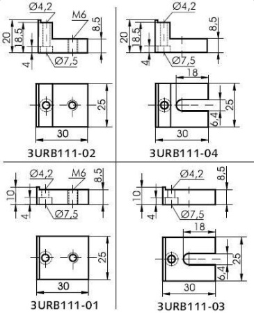 Блок универсальный для подъема оптической оси Standa 3URB111-04