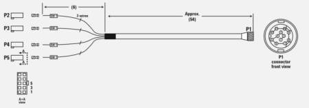 Разъем Viking Keysight (Agilent) 11713D-801 для (4) 10-контактных DIP-разъемов