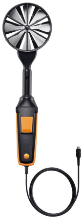 Зонд-крыльчатка D 100 мм высокоточный, включая сенсор температуры, фиксированный кабель Testo