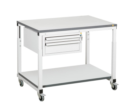 Стол подкатной общепромышленный VIKING ПС-10 RAL 7035 светло-серый