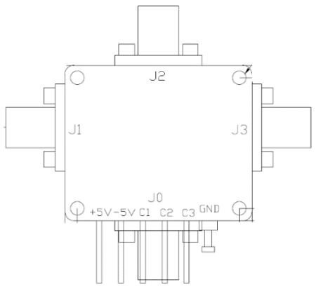 Переключатель коаксиальный на PIN-диодах Atmicrowave AT-SP3T-0220EXH-R