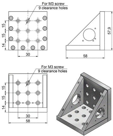 Кронштейн Standa 2AB38V