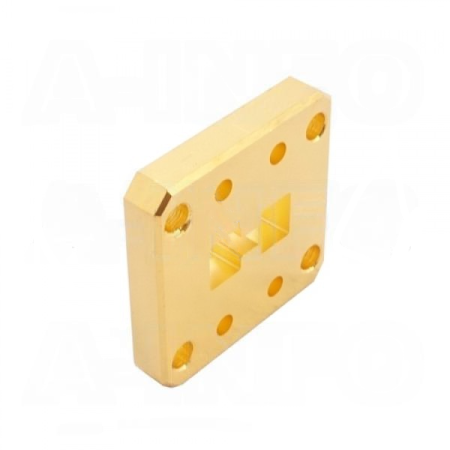 Пластина короткая волноводная с двойным гребнем со смещением A-INFO 110DRWOFS14_Cu