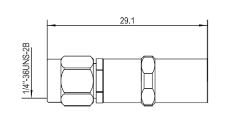 Переход коаксиальный BMA (розетка) - 3,5 мм (вилка)