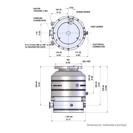 Турбомолекулярный вакуумный насос Agilent TwisTorr 404 FS