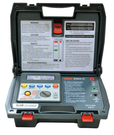 Измеритель сопротивления изоляции SEW 6305A IN Измеритель сопротивления изоляции SEW 6305A IN