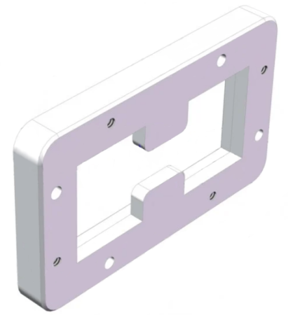 Фланец волноводный с двойным гребнем A-INFO WRD200-FPWRD200D24