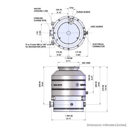 Турбомолекулярный вакуумный насос Agilent TwisTorr 404 FS