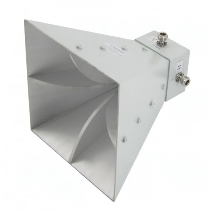 Антенна рупорная широкополосная с двойной поляризацией A-INFO LB-SJ-10100-NF