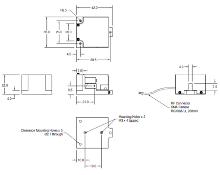 Затвор акустооптический GOOCH & HOUSEGO I-QS041-1.8C10G-4-GH21
