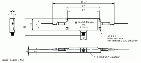 Модулятор акустооптический GOOCH & HOUSEGO T-M080-0.4C2J-3-F2P