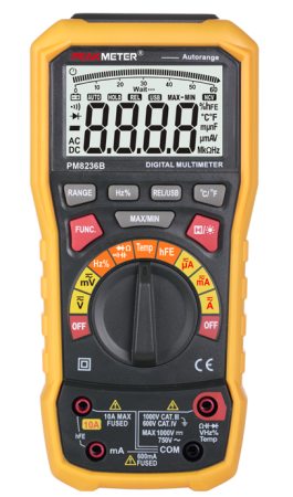 Мультиметр PeakMeter PM8236B цифровой (TrueRMS, bluetooth)