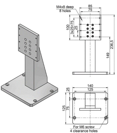 Кронштейн Standa 2AB200-002