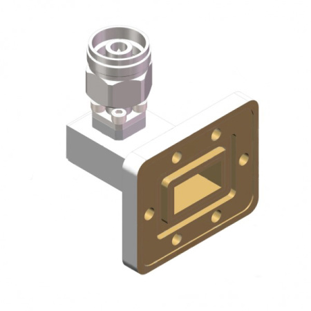 Адаптер волноводно-коаксиальный A-INFO 62WCANM_DM